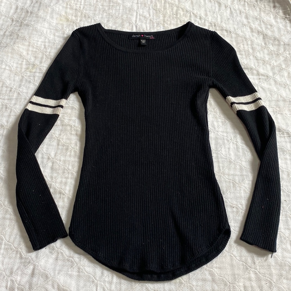 Derek Heart Girl Long Sleeve Fitted Shirt (M-10/12)